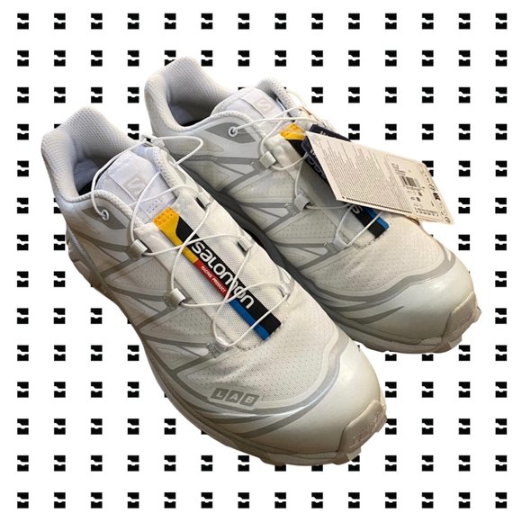 Salomon XT-6 All White 2023 Size 9.5 US M - Picture 2 of 9